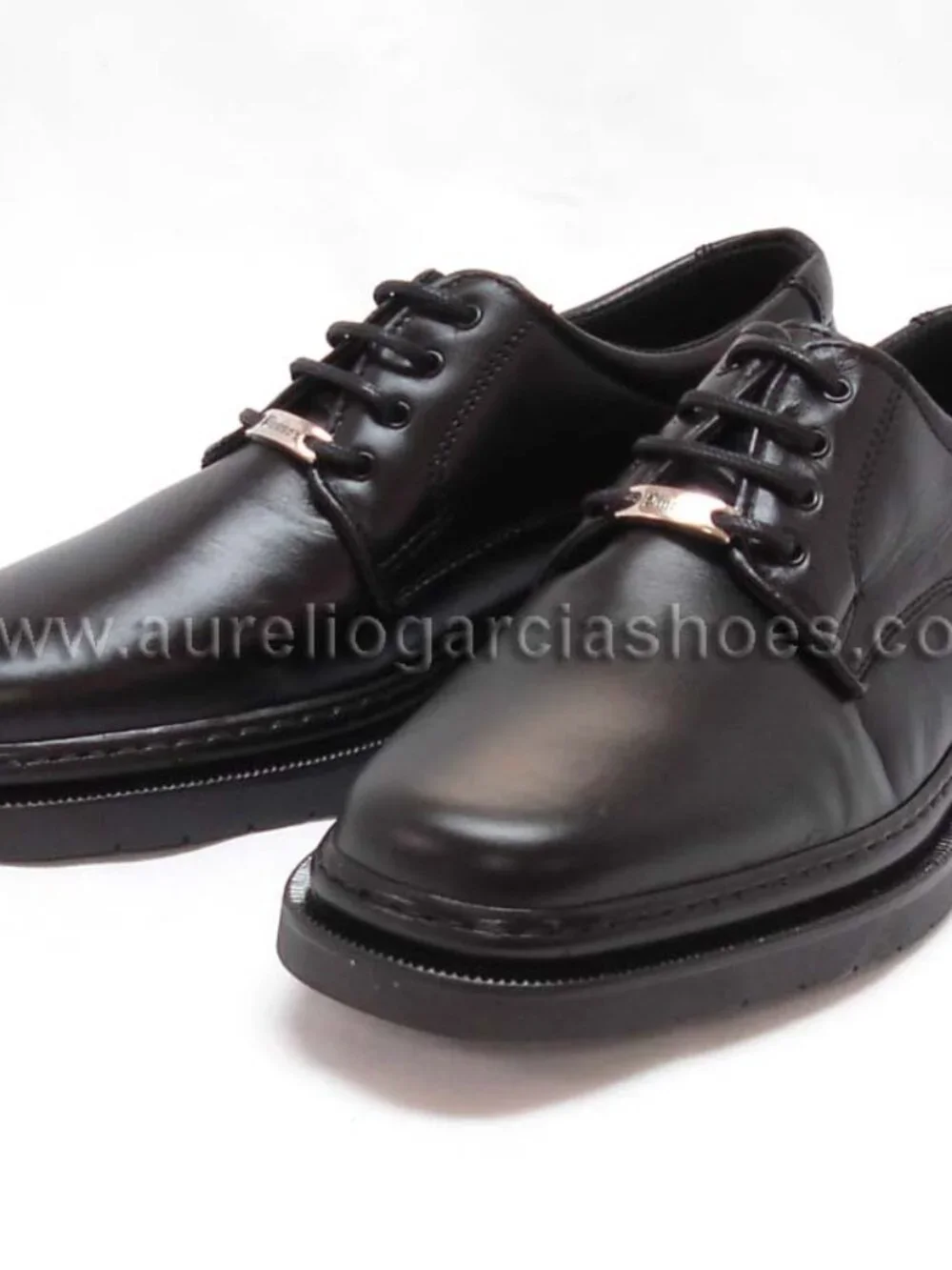 5054 Belka Black Lace up Pinosos Made in Spain